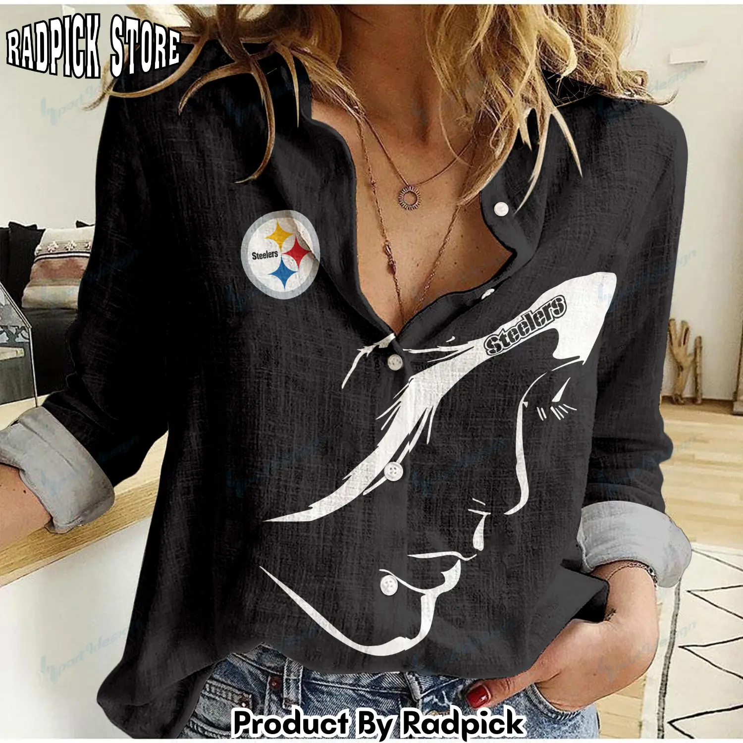 Radpick pittsburgh steelers woman shirt rp662443